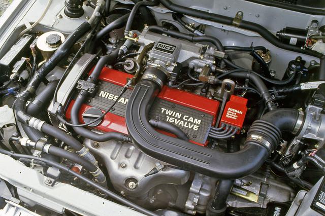 画像: 小型FF車用としては日産初のDOHCエンジンとなったCA16DE型は、ネットで120psを発生。