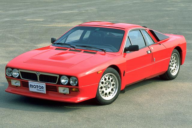 画像: 正式車名は「ランチア ラリー」。グループB規定に合わせて200台余りが生産された(207台説や217台説があり)。