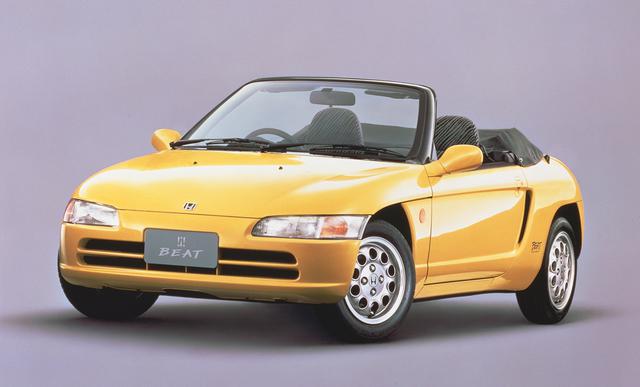 画像: 「ホンダ ビート」。小さなNSX? その走りはバイク感覚。