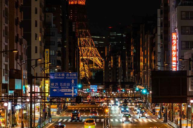 画像: 第二京浜は西五反田一丁目交差点から、横浜の青木通交差点までの区間のことをいう。つまり、写真の三田通りと桜田通りは第二京浜ではない。