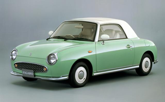 画像: やや遅れて登場したFigaro(フィガロ)はシリーズ唯一のターボエンジン搭載車。当初は8000台限定の計画だったが、応募が殺到して最終的に2万台生産されることになった。