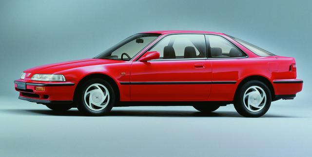 画像: 1989年4月、リッター100psを達成したB16A型DOHCを搭載したインテグラ(写真はXSi)がデビューした。