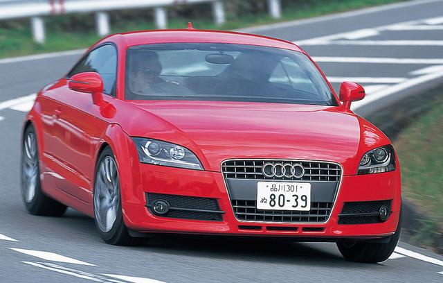 画像: TTクーペ 2.0TFSI。初代のコンセプトを受け継ぎ、メカニズム的にはそう大きな変化はないようにも思えるが、アルミとスチールを併用した新開発のアウディスペースフレームや、磁性流体を使用したアダプティブショックアブソーバー「アウディマグネティックライド」の採用など、見るべきところは多い。