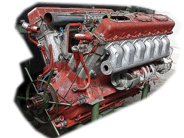 画像: V-2-34エンジンをファインチューンしパワーアップした、T-55用のV-55エンジン。しかもその後、排気ターボを備えT-72やT-90といった現役戦車や装甲車両まで継続的に使用されている。