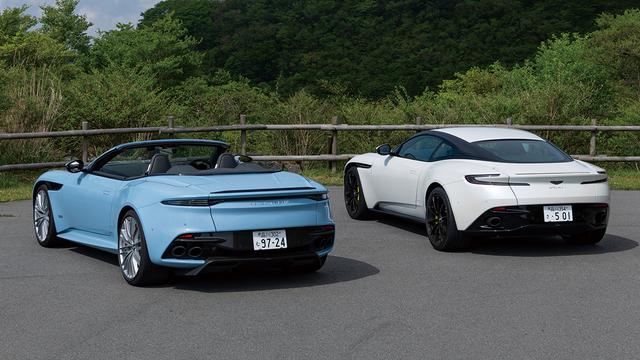 画像: DB11(右)はグランドツアラー、DBSはその上を行くスーパーGT。