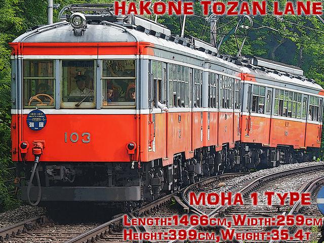 画像: タイトル画像:引退まで、1950年の大改装当時の姿をとどめた103-107形(3両目は108形)。旧式な吊り掛け駆動がうなりを上げて、80パーミルの急勾配を上って来る。モーターはコイルを巻替えながら当初のまま。