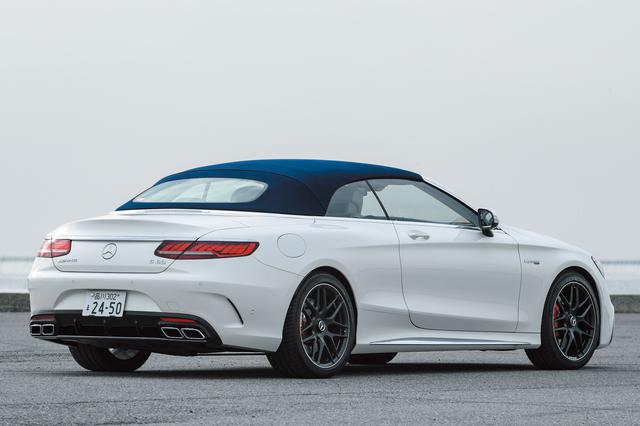 画像: メルセデスAMG S63 4マティック+ カブリオレ。S63シリーズの中でもエレガントさが際立つ。