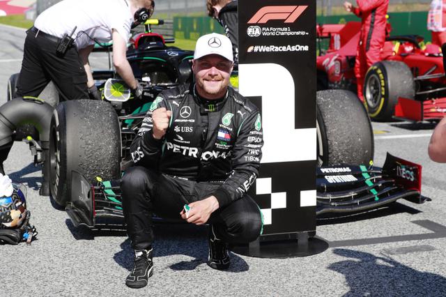 画像: 優勝したメルセデスAMGのバルテリ・ボッタス。まずは選手権をリードする立場となった。オーストリアで連続開催となる今種末で連勝を狙う。