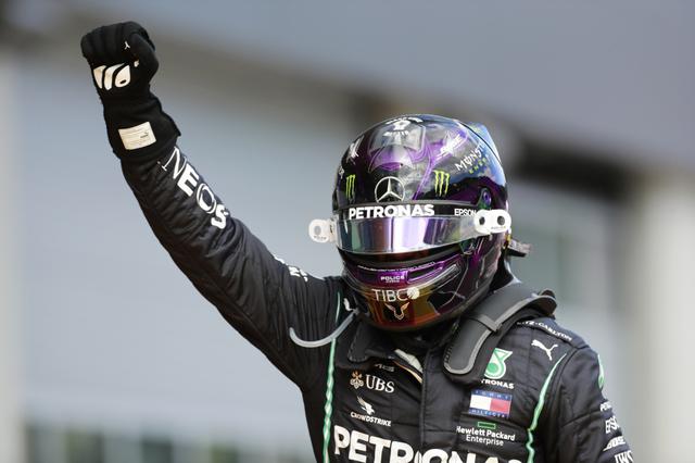 画像: ポールトゥフィニッシュを飾ったルイス・ハミルトン(メルセデスAMG)。完璧な勝利だった。