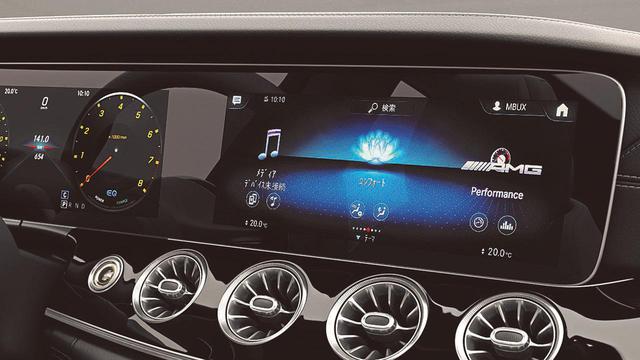 画像: 12.3インチのワイド画面を運転席(メーターパネル)とセンターコンソールにふたつ配置する。