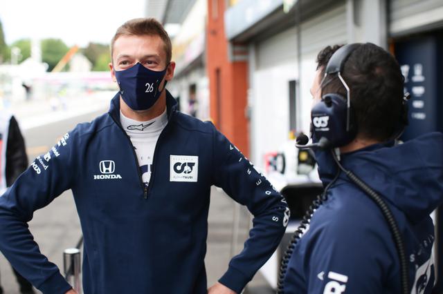 画像: ダニール・クビアト(アルファタウリ・ホンダ)、フリー走行1回目4位 1:21.555、フリー走行2回目7位 1:21.376。