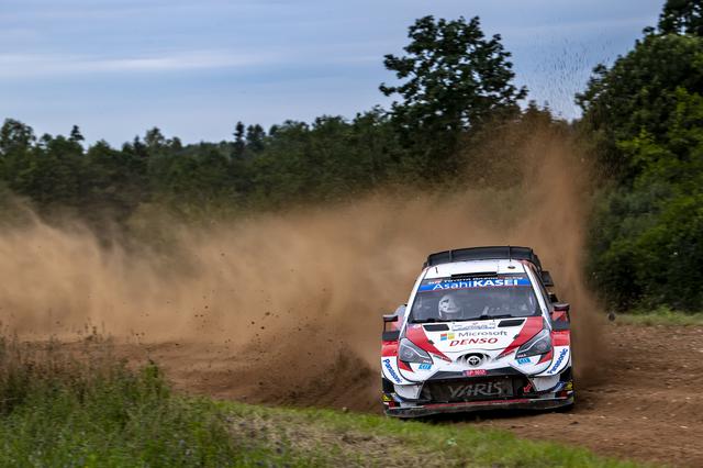 画像: 3位に入り、ドライバーズランキングトップを守ったセバスチャン・オジェ(トヨタ ヤリスWRC)。
