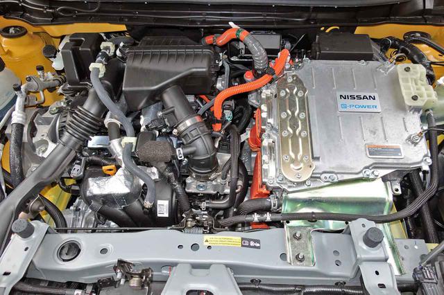 画像: 1.5Lの直3エンジンで発電して、129ps/260Nmを発生するモーターで前輪を駆動するe-パワーを搭載。