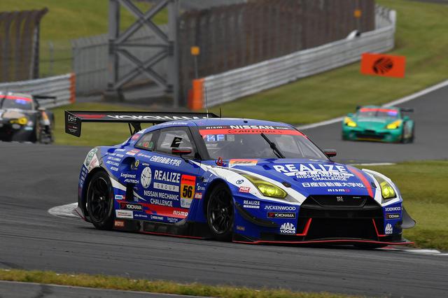 画像: ヨコハマ勢の中で唯一気を吐いた56号車56号車 リアライズ 日産自動車大学校 GT-R。