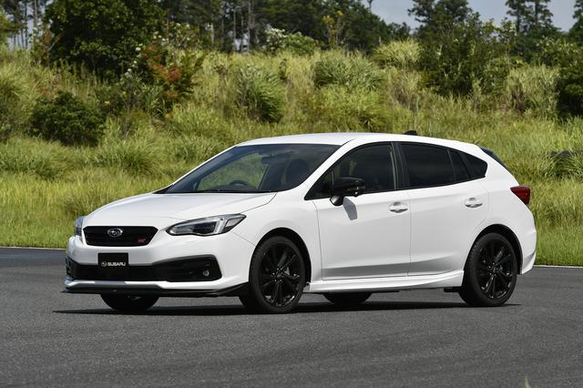 画像: 新たに追加された SPORT STI Sport 4WD。FFモデルも設定される。STIのチューニングによってインプレッサのスポーティさが際立つ。