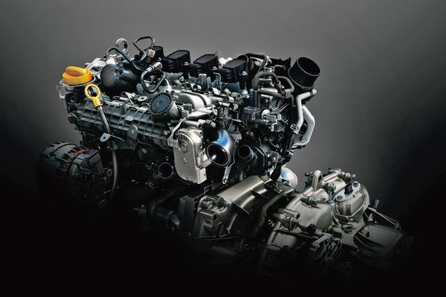 画像: ルノー/日産/三菱のアライアンスで開発された、1.3Lの直噴ターボエンジン。