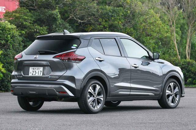 画像: 国産ブランドである日産のキックスだが、生産はタイで行われる。厳密に言えば輸入車となるが、ここを気にするユーザーは少ないだろう。発電専用の1.2L直3エンジンと、駆動専用のモーターを搭載するシリーズハイブリッドSUVだ。