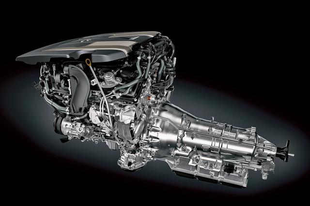 画像: LS500に搭載される3.5LのV6ツインターボエンジン。