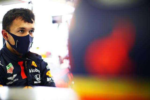 画像: 予選自己ベストタイの予選4位に入ったアレクサンダー・アルボン(レッドブル・ホンダ)。