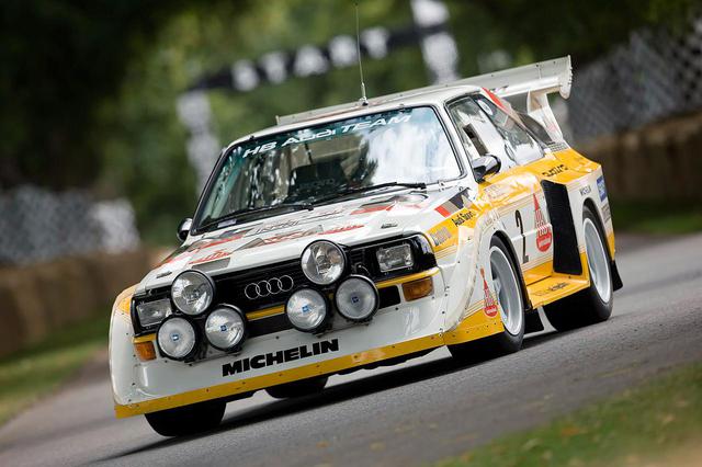 画像: 1980年代にWRCを席巻したアウディの4WD、クワトロシステムを採用したラリーカー。写真はアウディ スポーツ S1。