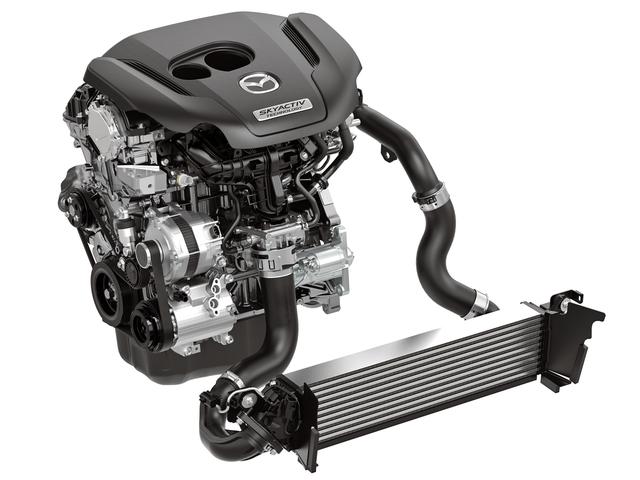 画像: 2.5Lのガソリンターボエンジン「SKYACTIV-G 2.5T」。