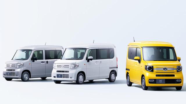 画像: N-VANのラインアップ。左から、G、L、+ファン スタイル。