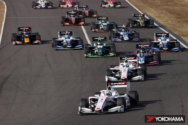 画像: 全日本スーパーフォーミュラ選手権。2016年から横浜ゴムがタイヤを独占供給している。