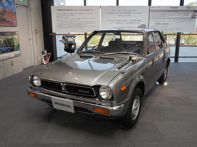 画像: 初代シビックは1972年7月発売だが、写真は1973年12月に発売となったシビック CVCC。