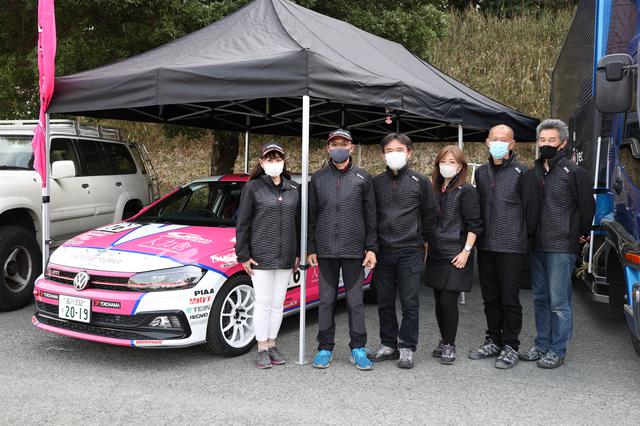 画像: 圭rally projectのメンバー。みんな信頼できる人たちばかりで、サポートにとても感謝しています。