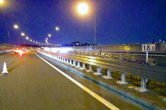 画像: 防護柵工事の完成イメージ。