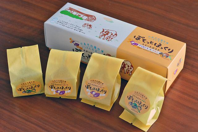 画像: ショッピングコーナーのおみやげで、ナンバー1の人気を誇る「ぽてっとほっくりアソート」(1188円)。