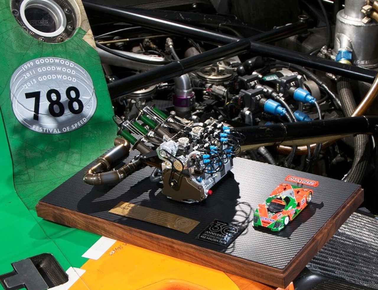 90年代 マツダ ルマン24 787B 4ローター ロータリーエンジン ポスター 90年代 マツダ ルマン24 787B 4ローター ロータリーエンジン