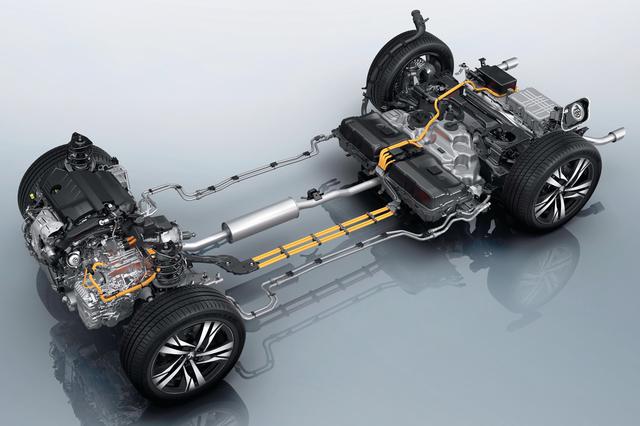 画像: 「508 GT HYBRID」のプラグインハイブリッドシステム。