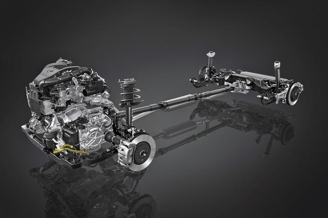 画像: 新開発の2.4Lターボエンジンは高トルク対応型ダイレクトシフト8速ATと電子制御フルタイム4WDを組み合わせて搭載される。