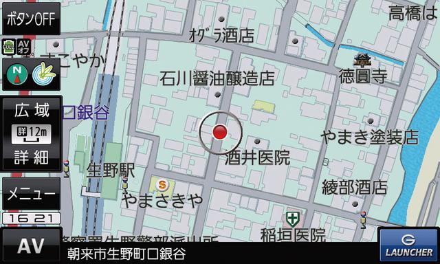 画像: 建物の形や道幅のイメージも正確に再現してくれるので初めての場所でも自車位置をすぐに理解できる。