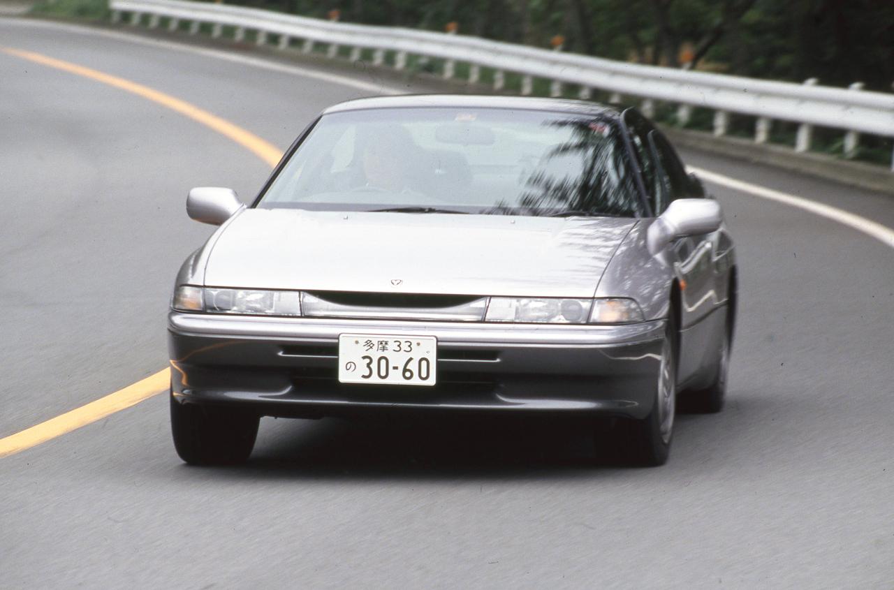 画像: いい意味でスバルらしくないスタイリングを持つアルシオーネSVX。徹底したフラッシュサーフェスしょりは先代と同じくCD=0.29を達成。