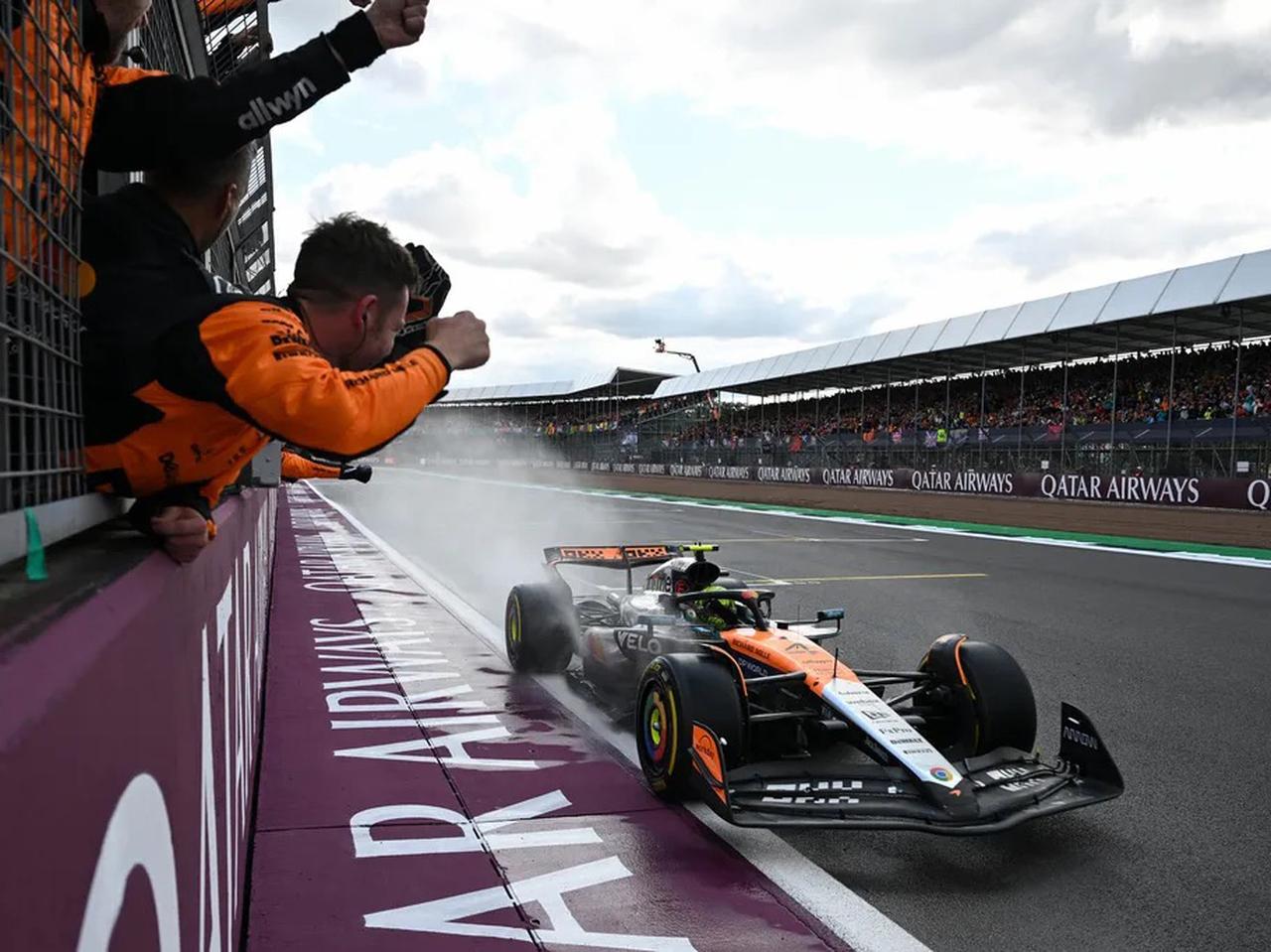 スパーク1/5 マクラーレンMCL L.ノリス 2025年イギリスグランプリ優勝 F1第12戦イギリスGP決勝】ノリスが母国イギリス初優勝、思わぬ形の