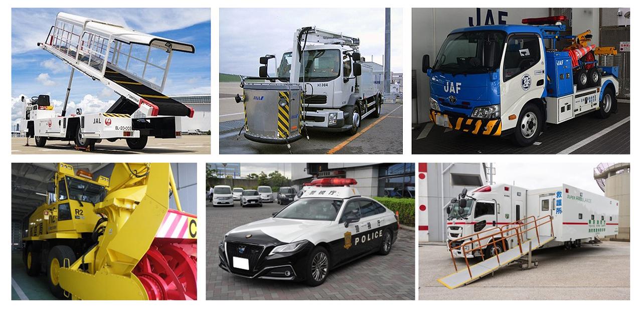 画像: 空港ならではのレア車両など、合計10車両以上の「はたらくのりもの」が展示される予定だ。
