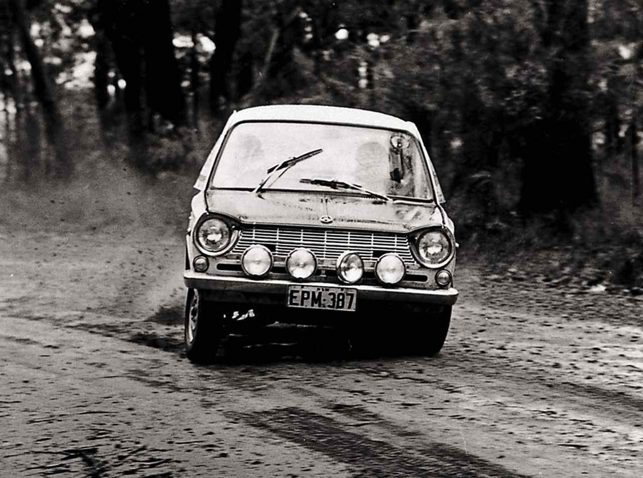 画像: 1967年にサザンクロスラリーに出場したコルト1000Fは、総合4位に入賞した。ドライバーはC.ポンドとD.スチュワートという体制だった。