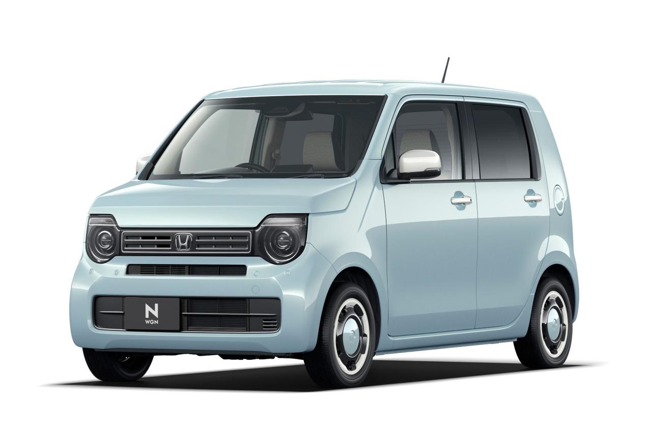 画像: オフホワイト塗装の電動格納式リモコンドアミラーとアウタードアハンドルを装着したN-WGN L(FF)ファッションスタイル。写真のボディカラーはフィヨルドミストパール。