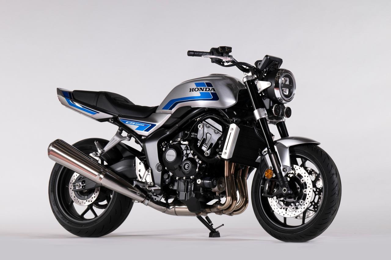 画像: CB1000F Concept：CBシリーズの伝統を受け継ぎつつ、現代的なパフォーマンスとスタイリングを融合させた新世代ロードスポーツ。