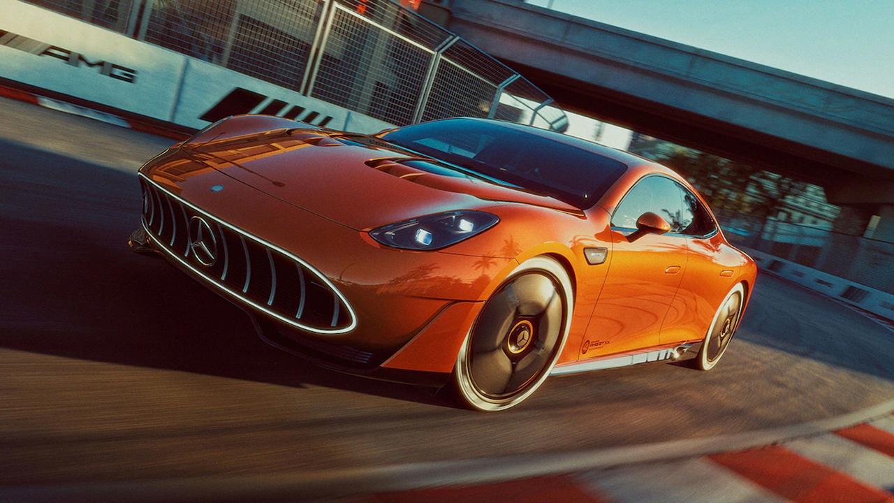 画像: 「コンセプトAMG GT XX」。