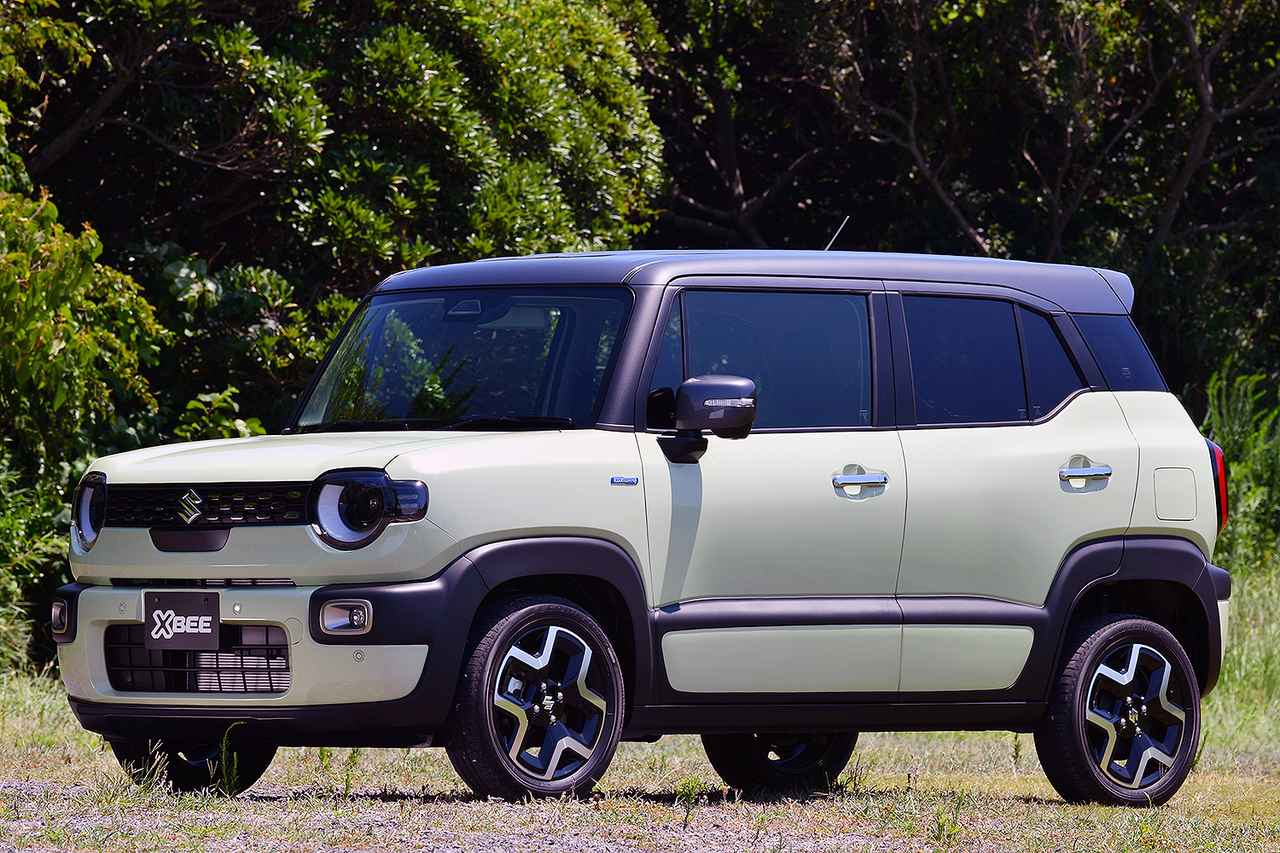 画像: たくましさを感じさせる角を丸めた四角をモチーフとすることで SUV らしい力強さを表現したエクステリア。