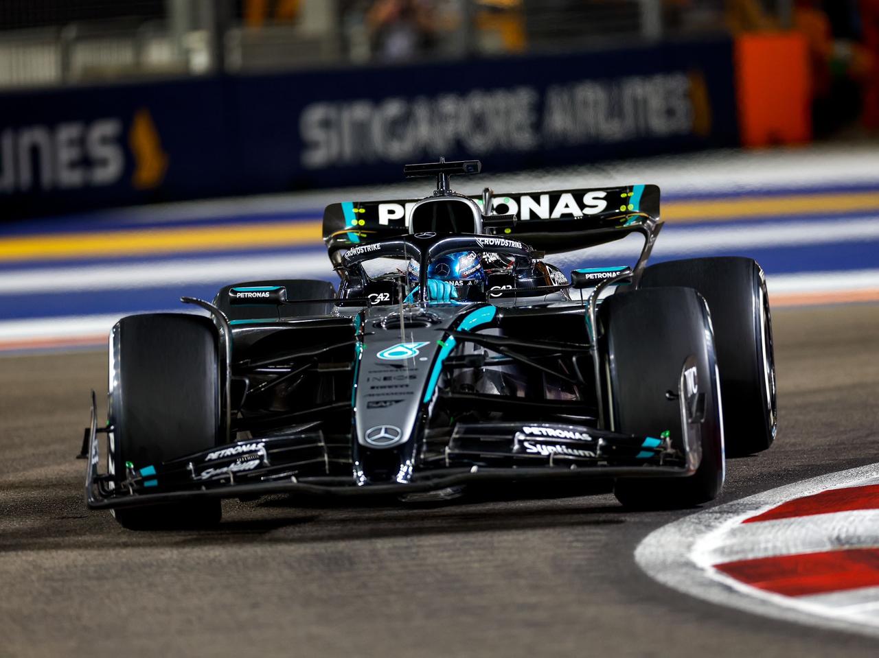 F1第18戦シンガポールGP決勝】メルセデスのラッセルが圧勝