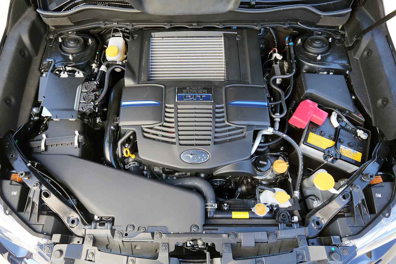 画像: 試乗車のXTは280psと35.7kgmを発生する水平対向4気筒ターボを搭載。148ps／20.0kgmのノンターボも設定。