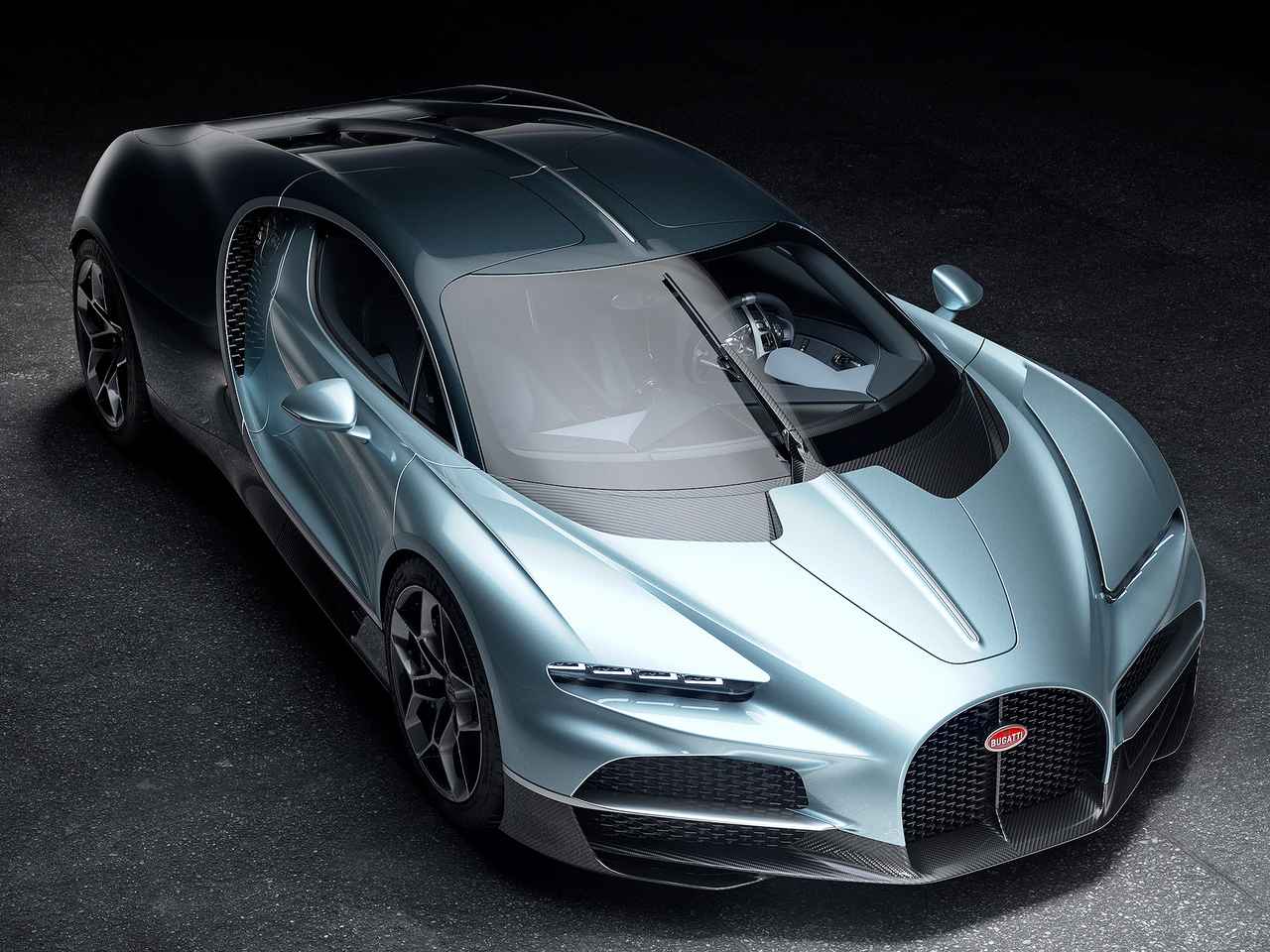 画像: ブガッティの新たなハイパースポーツカー「トゥールビヨン」が登場。V16エンジン+3モーターで1800psを発生！ - Webモーターマガジン