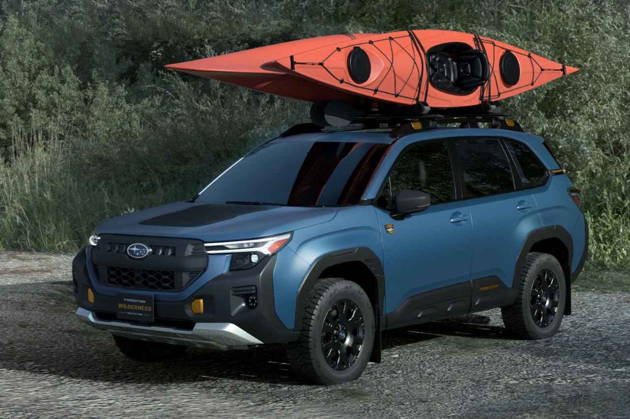 画像: 専用バンパーや拡大フェンダーを備えたフォレスターの特別仕様「Forester Wilderness prototype」。タフなデザインと高い走破性でSUVの新たな魅力を表現する。