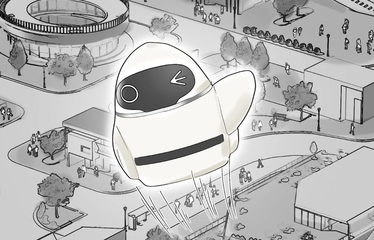 画像: エポロ(EPORO):日産のぶつからないクルマの研究から生まれて、自動運転の技術へつなげた歴史あるロボットのキャラクター。