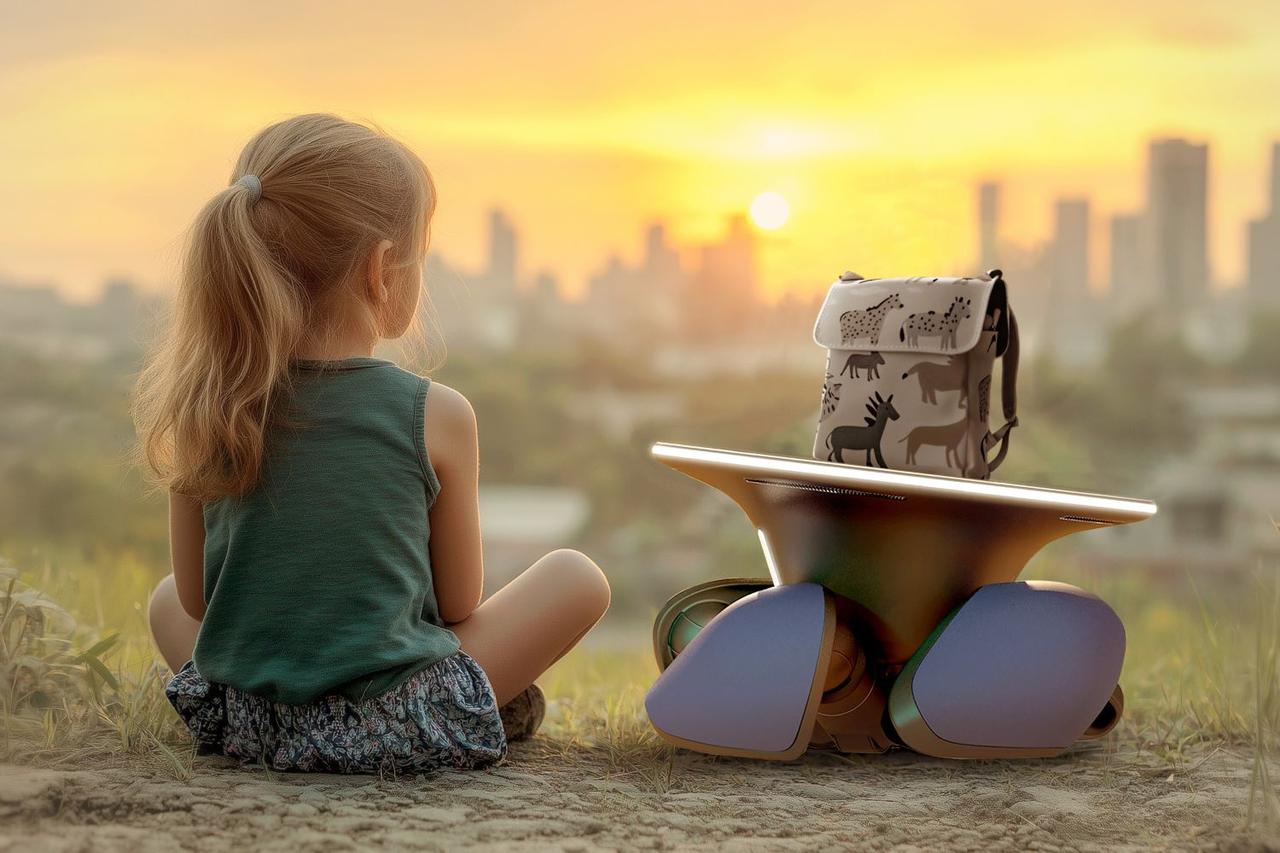 画像: 物流エコシステムを支える4足歩行ロボットが「CHIBIBO」。人とクルマの協調関係の未来を感じさせる。