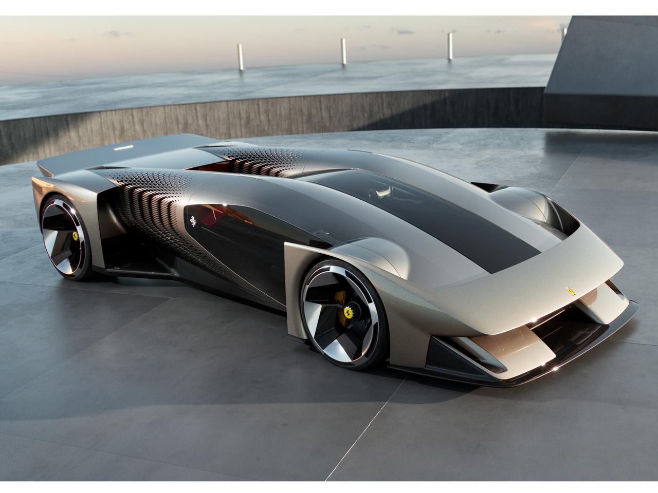 フェラーリがデジタルハイパーカー「F76」を発表、斬新なデザインにも